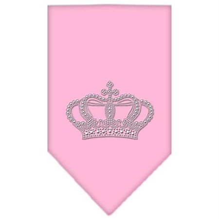 UNCONDITIONAL LOVE Crown Rhinestone Bandana Light Pink Large UN813588